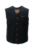 Iconic moleskin cotton vest