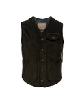 Iconic vest in 500-line velvet
