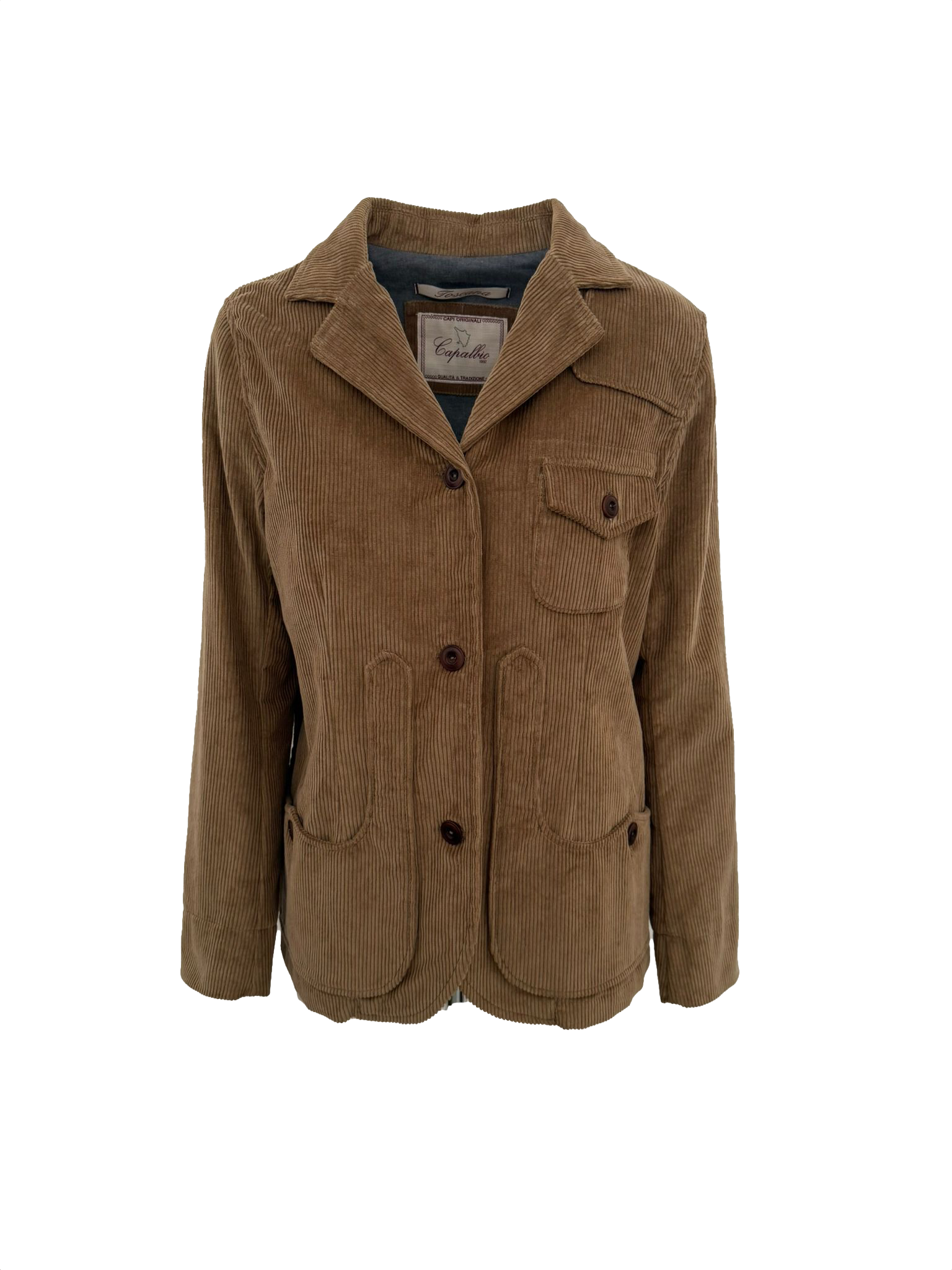 Giacca iconica donna in velluto 500 righe