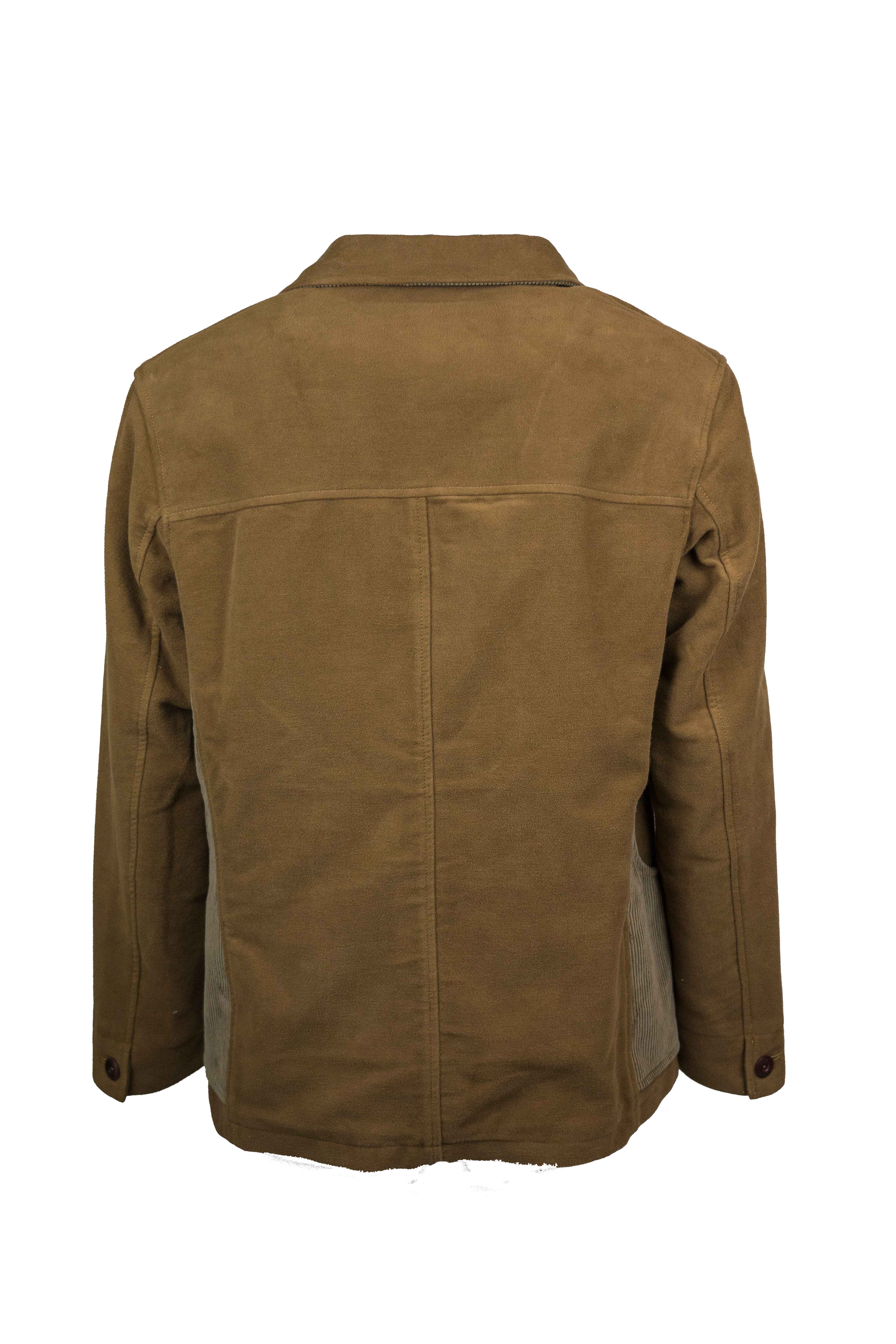 Iconic jacket in moleskin cotton