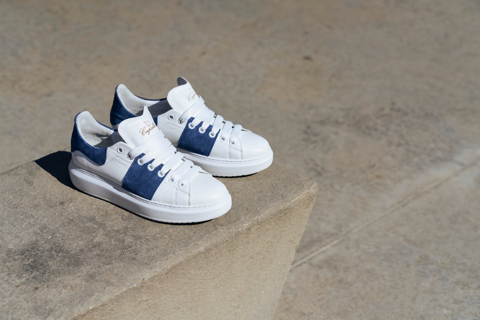 Sneaker Giannella con dettaglio Velour