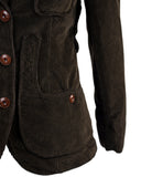 Giacca iconica donna in velluto 500 righe