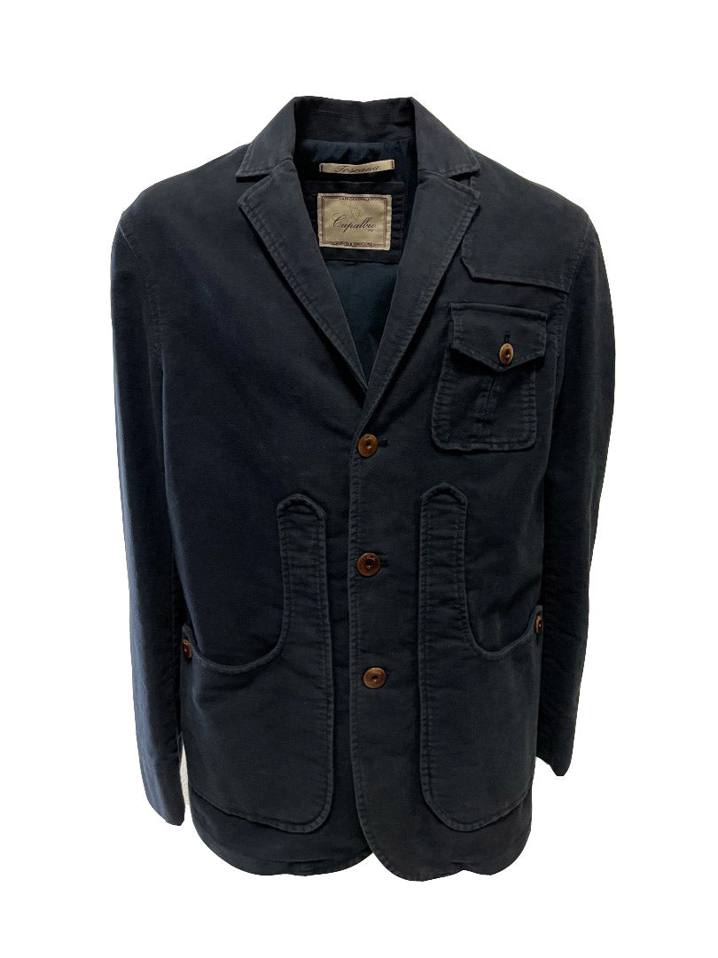 Iconic jacket in moleskin cotton