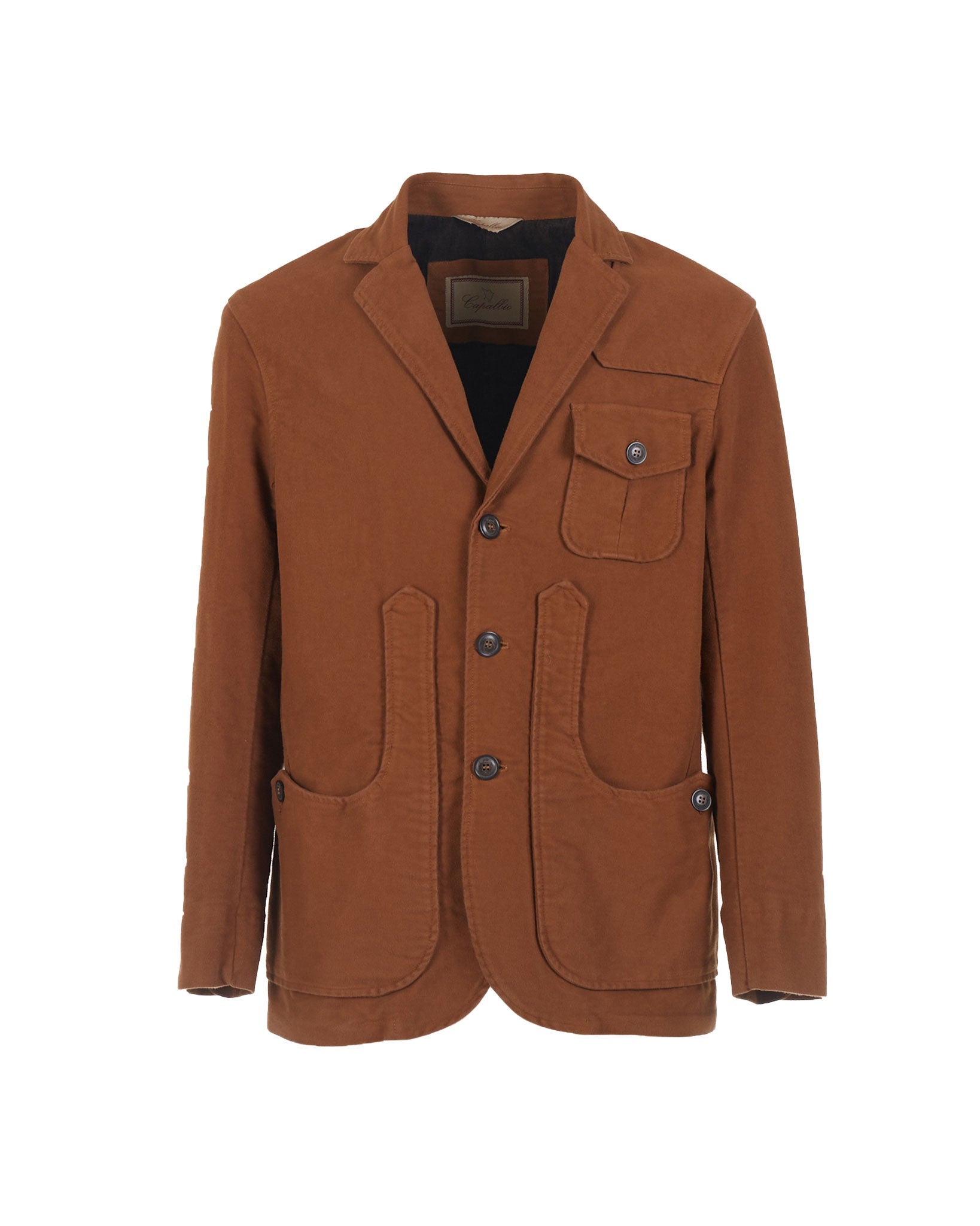 Iconic jacket in moleskin cotton