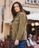 Giacca iconica donna in velluto 500 righe