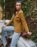 Giacca iconica donna in velluto 500 righe