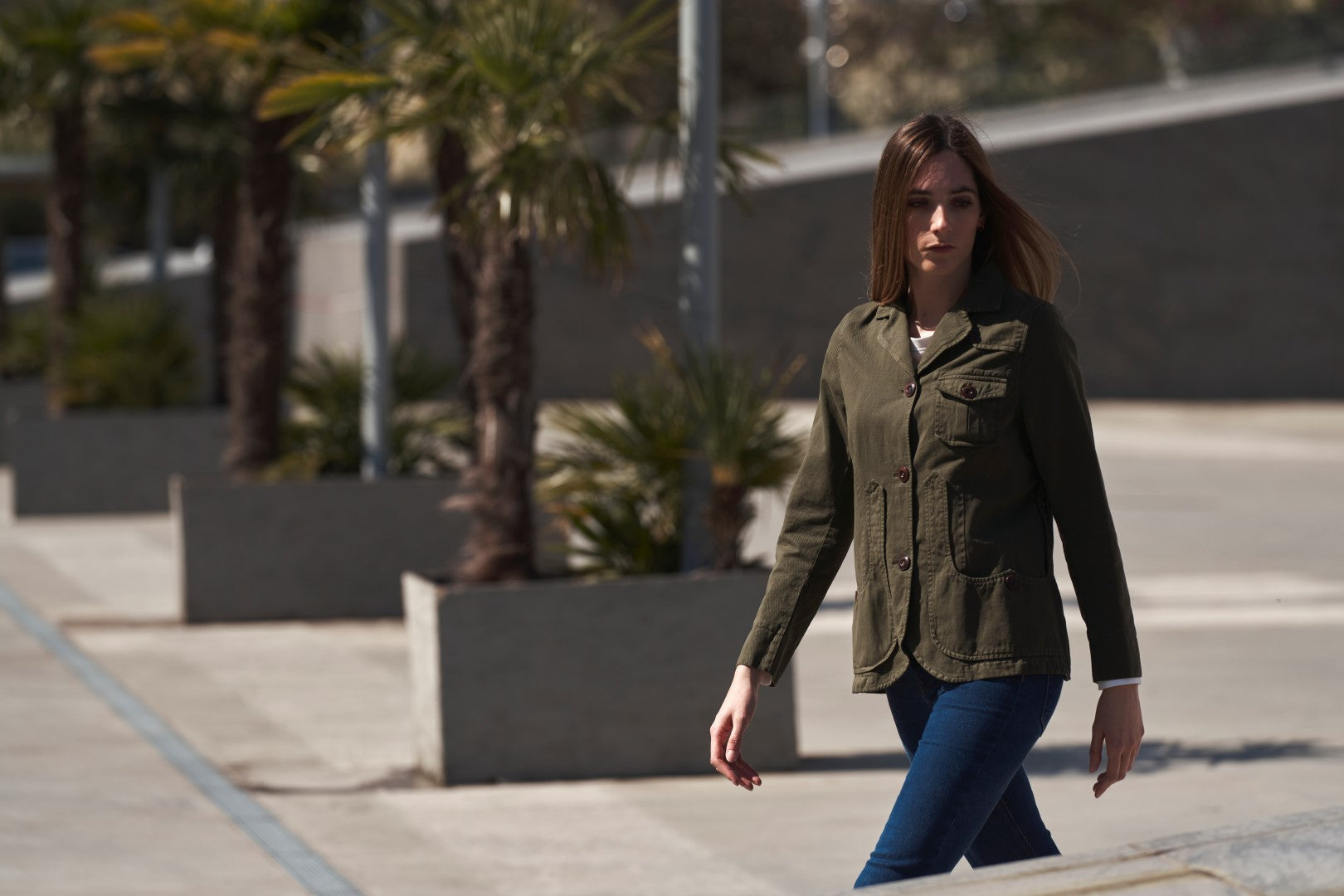 Giacca iconica donna in misto lino