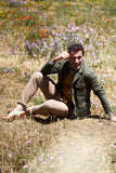 FOUR POCKET JACKET IN COTTON LINEN