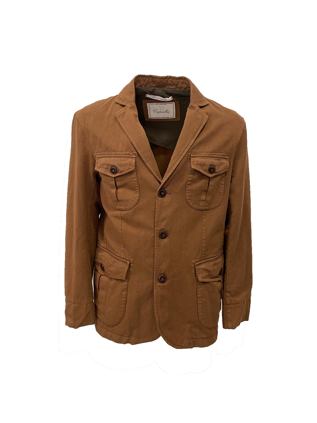 FOUR POCKET JACKET IN COTTON LINEN