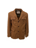 FOUR POCKET JACKET IN COTTON LINEN
