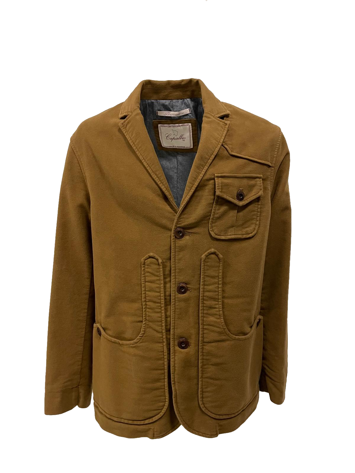 Iconic jacket in moleskin cotton