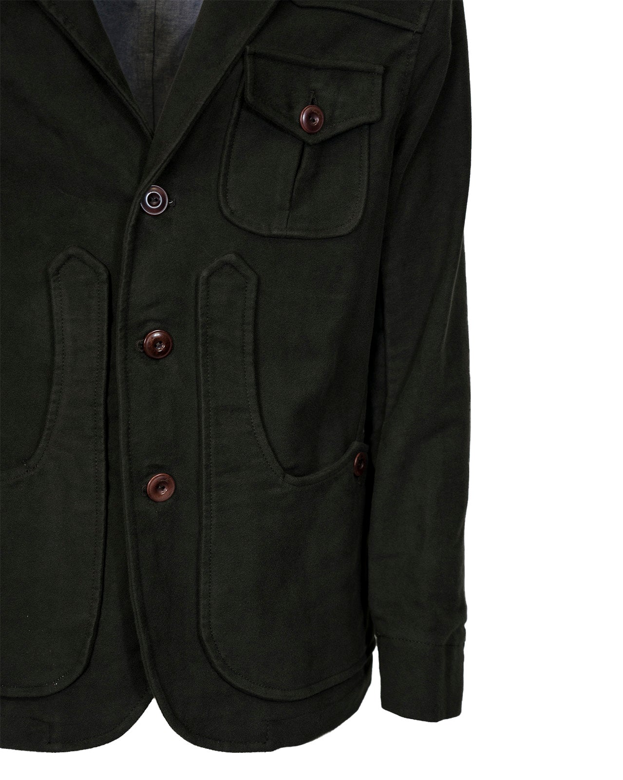 Iconic jacket in moleskin cotton