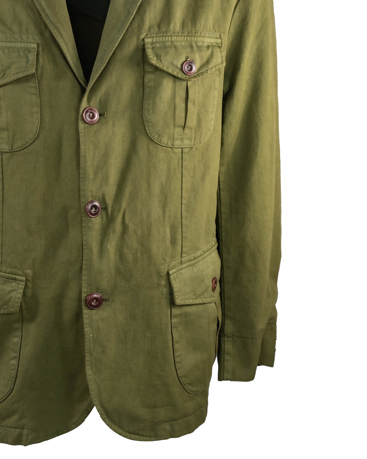 FOUR POCKET JACKET IN COTTON LINEN