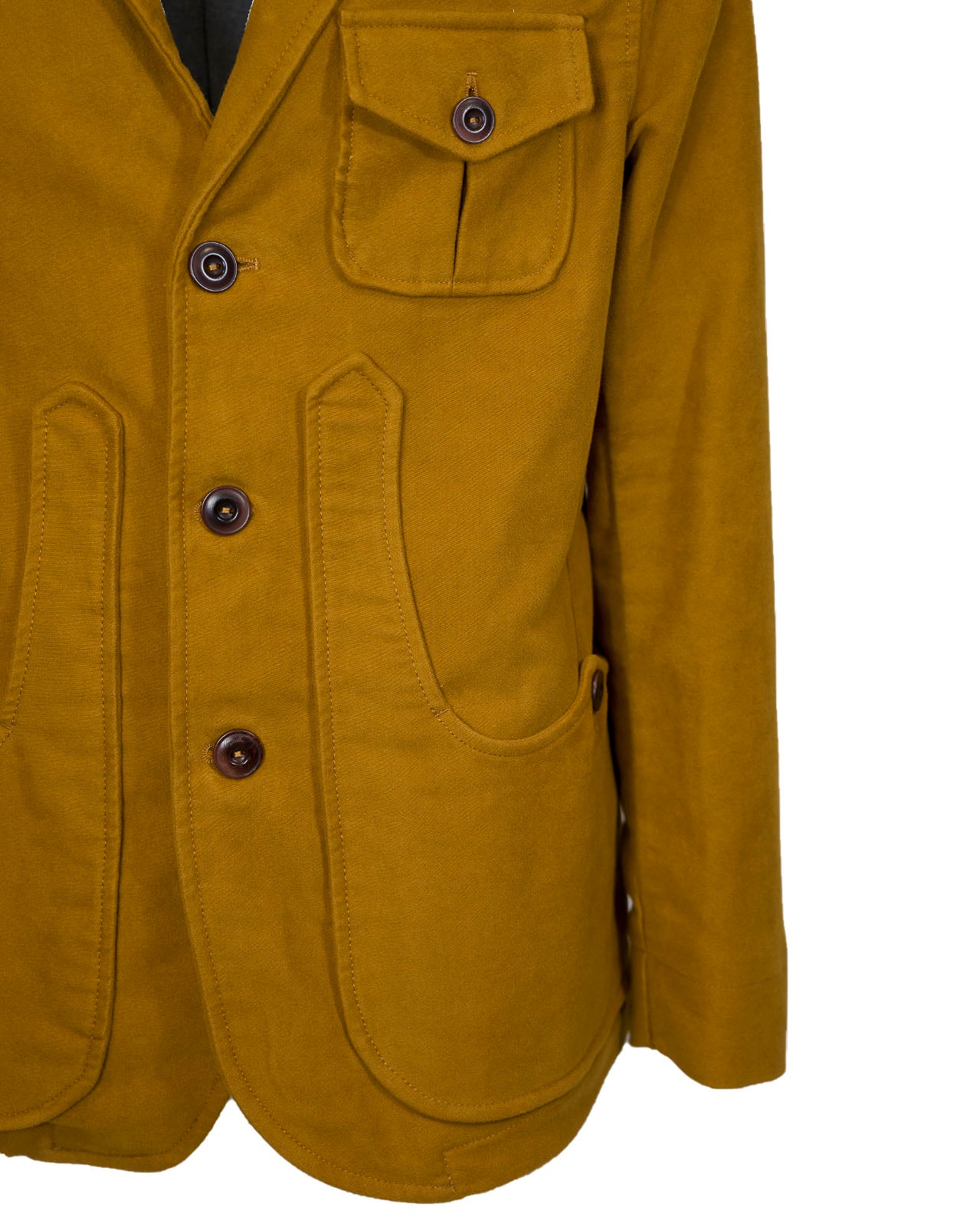 Iconic jacket in moleskin cotton