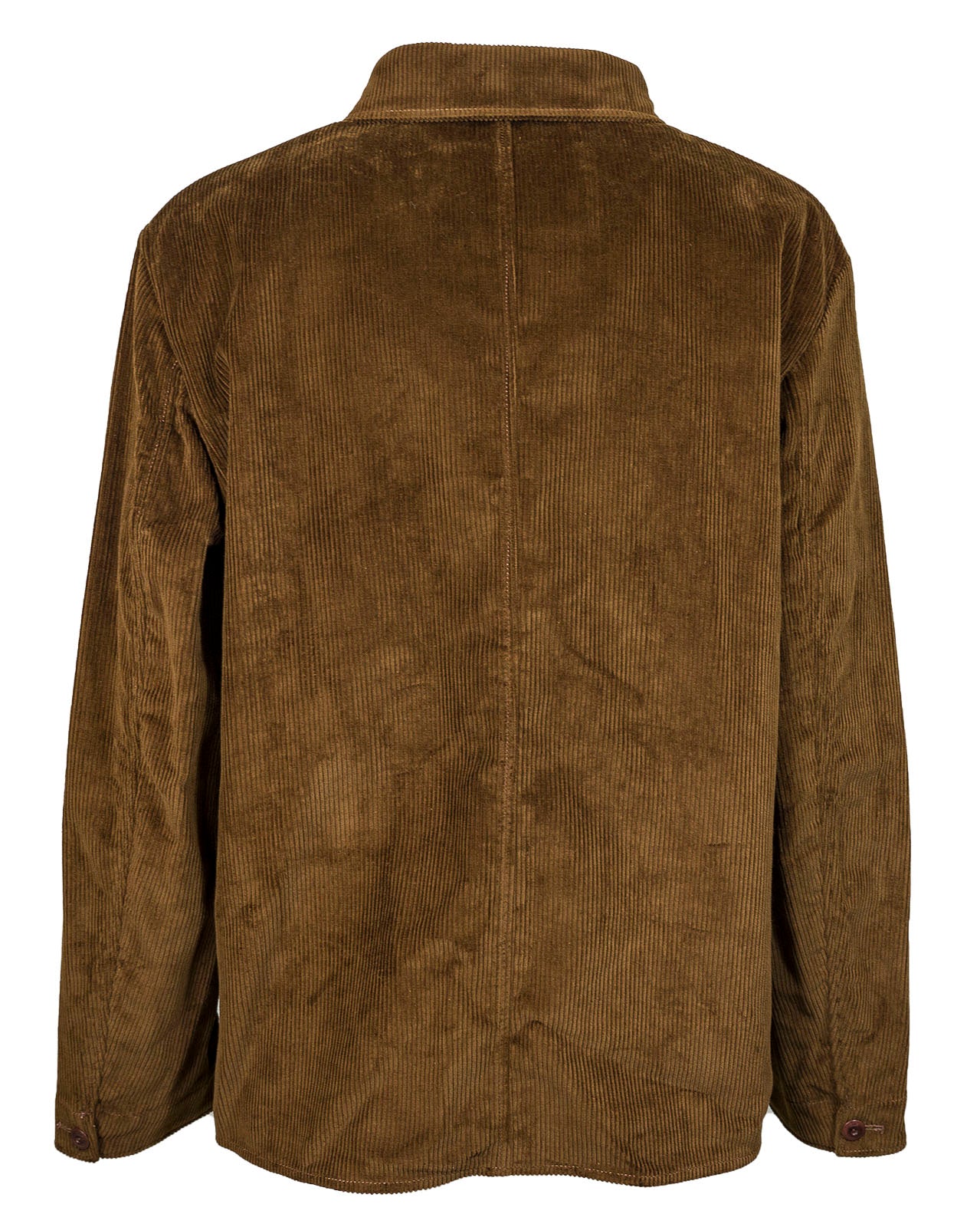 500-line velvet overshirt