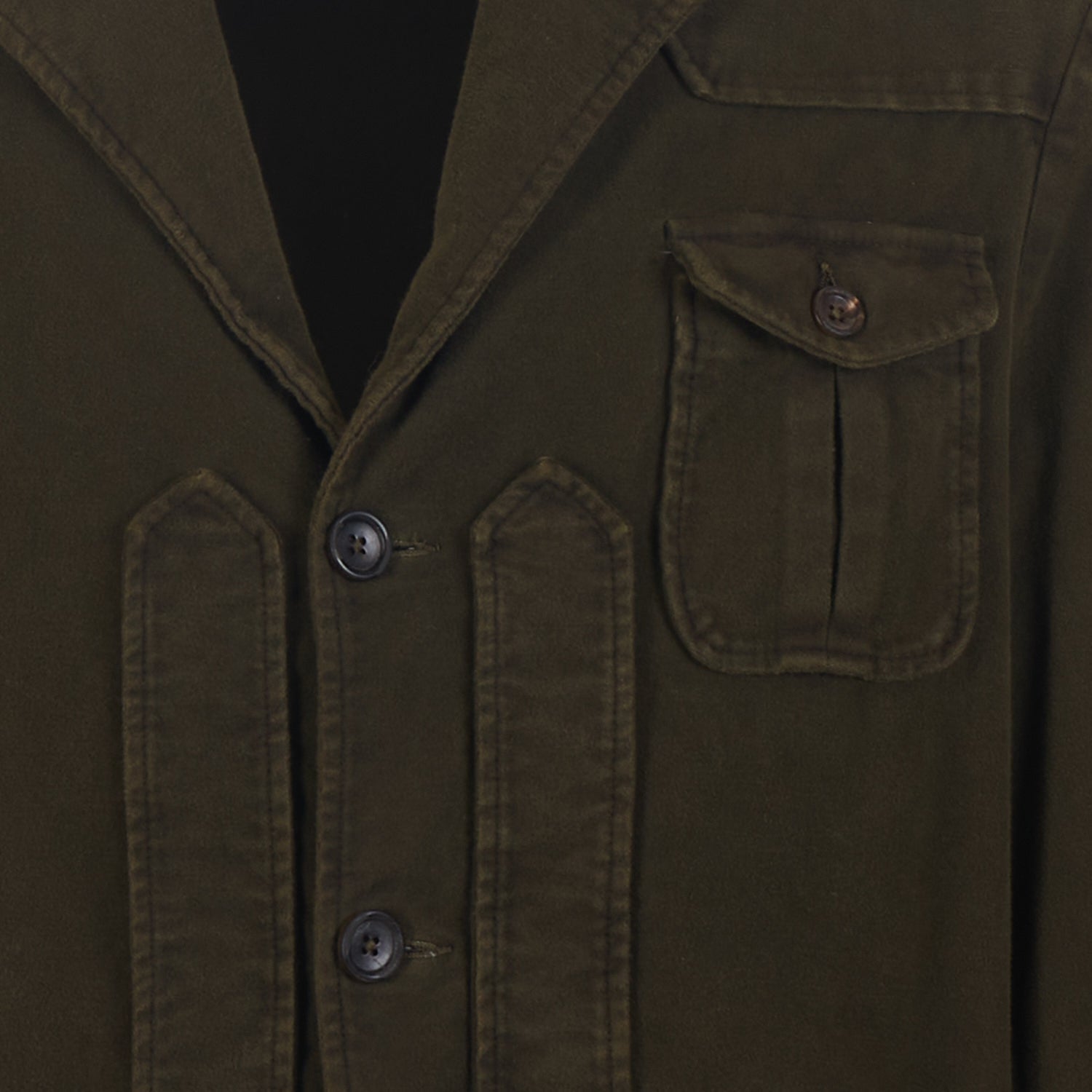 Iconic jacket in moleskin cotton