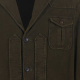 Iconic jacket in moleskin cotton