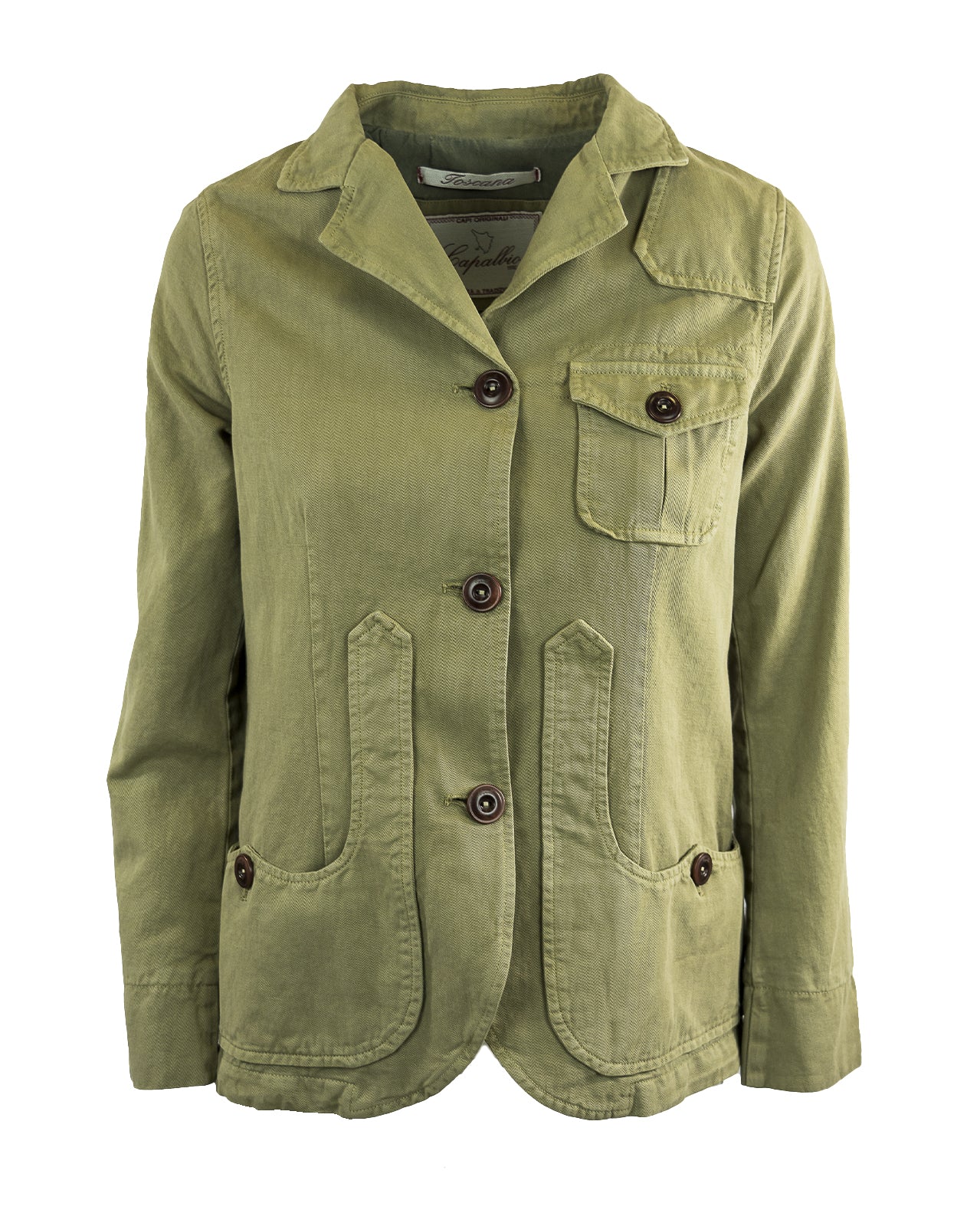 Giacca iconica donna in misto lino