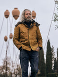 Blouson in cotone waxed