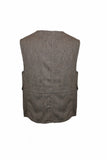 Iconic vest in 500-line velvet
