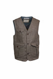 Iconic vest in 500-line velvet