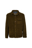 CAMPIONARIO Overshirt tre tasche in velluto