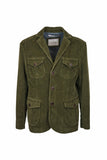 Four-pocket jacket in 500-line velvet