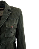 Iconic rocker velvet jacket - Blue