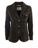 Iconic rocker velvet jacket - Blue