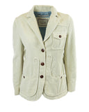 Iconic rocker velvet jacket - Blue