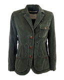 Iconic rocker velvet jacket - Blue