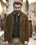 Iconic winter jacket in rock velvet