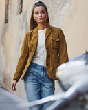 Iconic rocker velvet jacket - Blue