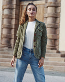 Iconic rocker velvet jacket - Blue