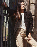 Iconic moleskin cotton jacket - Blue