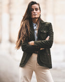Iconic moleskin cotton jacket - Blue
