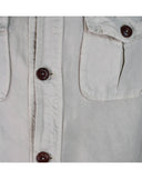 Overshirt in cotone lino