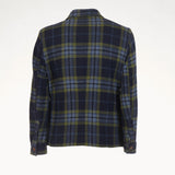 Check wool overshirt