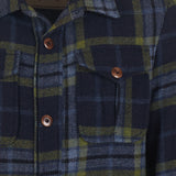 Check wool overshirt