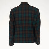 Check wool overshirt