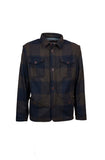CAMPIONARIO Overshirt in lana check