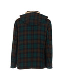 Check wool blouson
