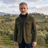 Giacca Collina quattro tasche in velluto 500 righe collezione 2026