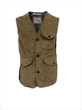Iconic vest in 500-line velvet