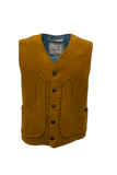 FOUR POCKET VEST IN MOLSKIN COTTON