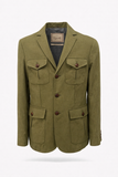 FOUR POCKET JACKET IN COTTON LINEN