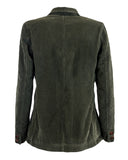 Iconic rocker velvet jacket - Blue