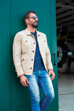 Ripstop cotton overshirt