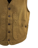 ICONIC VEST IN COTTON LINEN