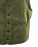 ICONIC VEST IN CANVASS COTTON
